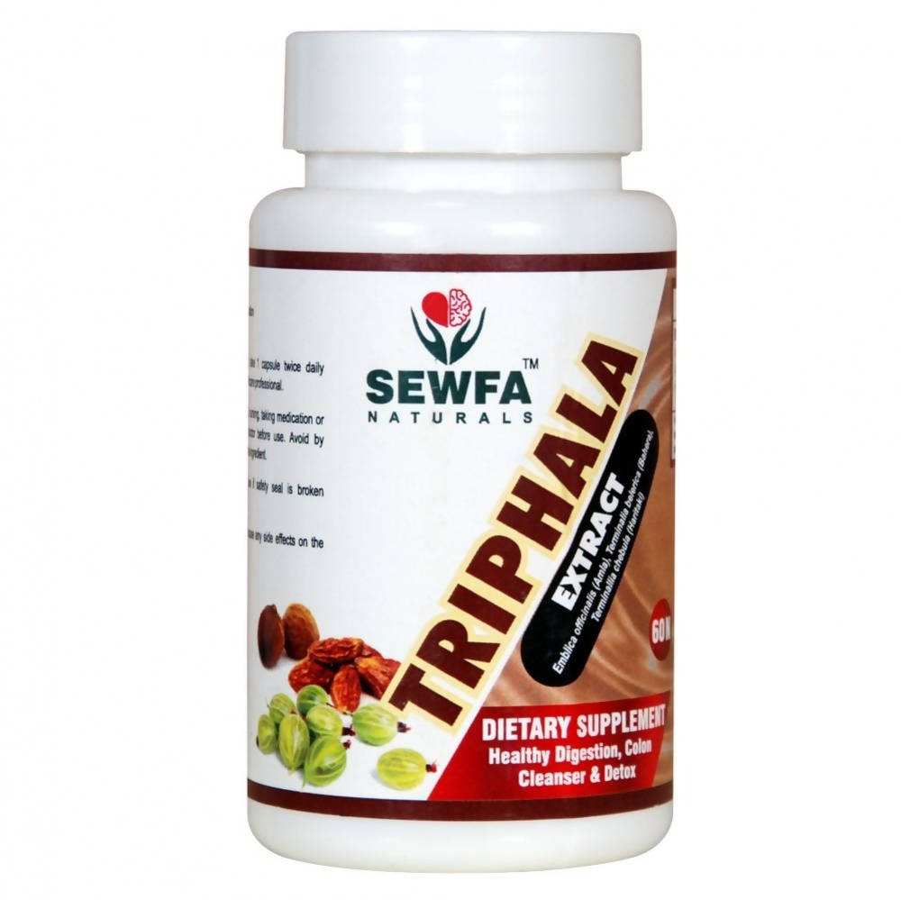 Sewfa Naturals Triphala Extract Capsules | Grocsy