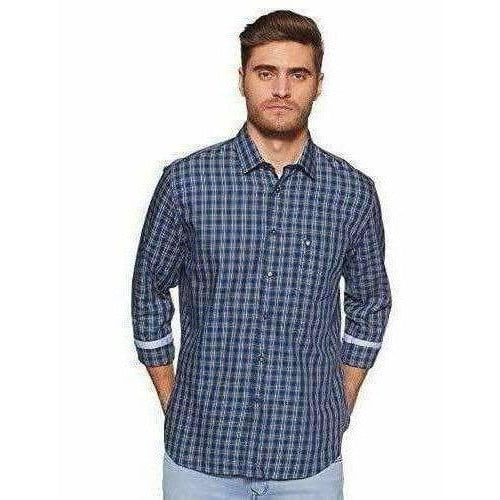 Van Heusen Men's Checkered Slim fit Casual Shirt | Grocsy