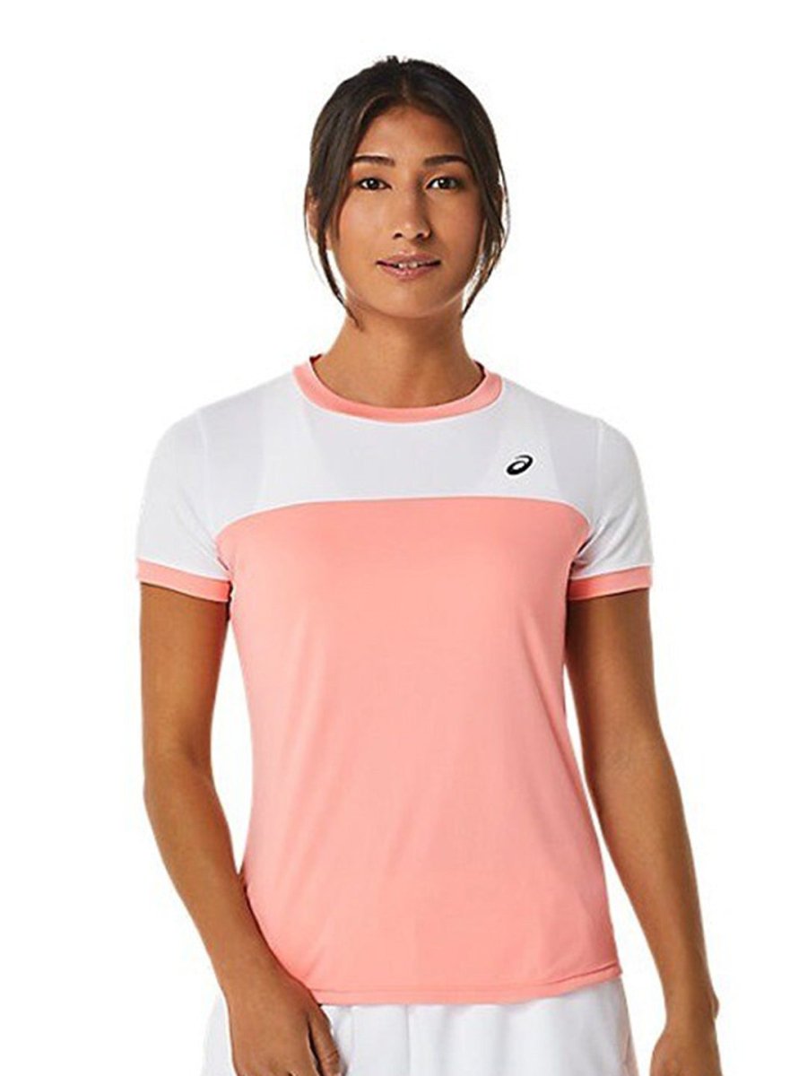 ASICS Court SS Colourblocked Short Sleeved T-Shirt | Grocsy