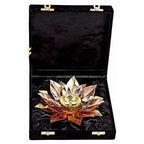 Copper Plated Lotus Design Diya | Grocsy