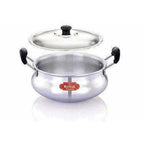 Royal Aluminum Uruli with Stainless Steel Lid | Grocsy