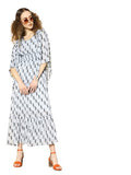 Juniper Women's Women Beautiful Grey Checked Tiered Dress | Grocsy