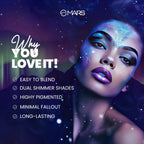 MARS Cosmetics Northern Lights In A Pan Eyeshadow Palette - 02 Norwegian Nights | Grocsy