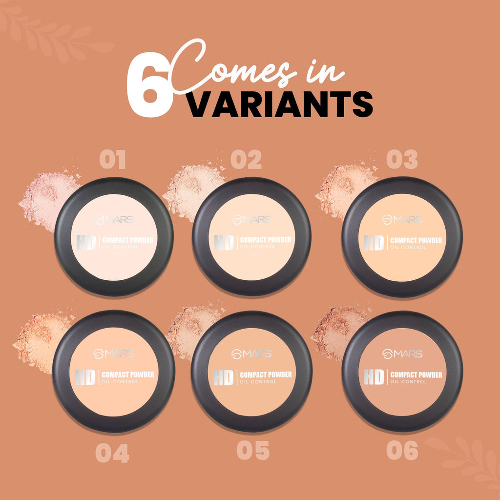 MARS Cosmetics HD Mattifying Compact Powder - 01-Icing | Grocsy
