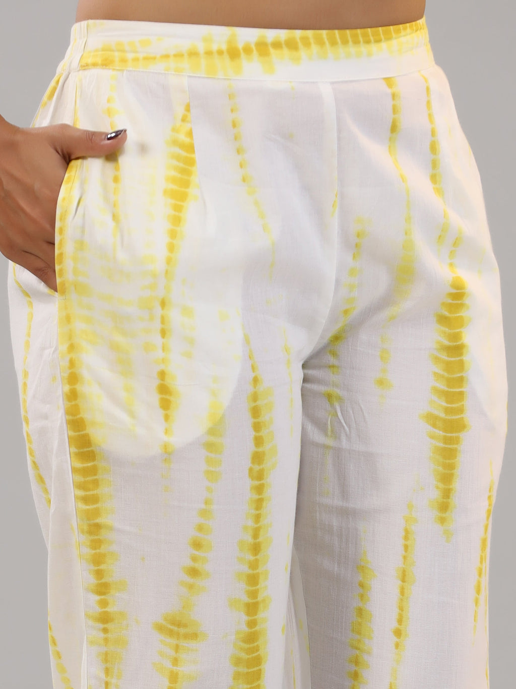 Juniper Women Lime Cotton Dobby Embroidered Kurta, Pants & Dupatta Set | Grocsy