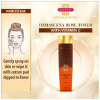 Inveda Damascena Rose Toner Enriched with Vitamin C | Grocsy
