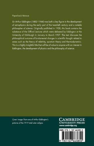 The Nature of the Physical World: Gifford Lectures, 1927 by Eddington, Arthur | Grocsy
