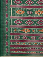 Saree Mall Magenta & Green Printed Bhagalpuri Saree | Grocsy