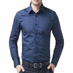 Men's Cotton Solid Full Sleeve Shirts | Grocsy