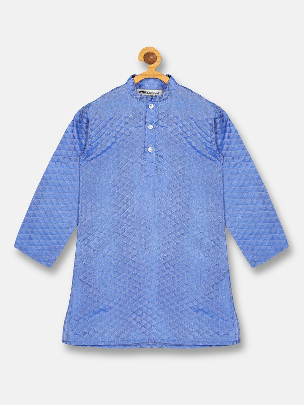 Sethukrishna Boys Blue Kurti with Dhoti Pants | Grocsy