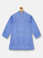 Sethukrishna Boys Blue Kurti with Dhoti Pants | Grocsy