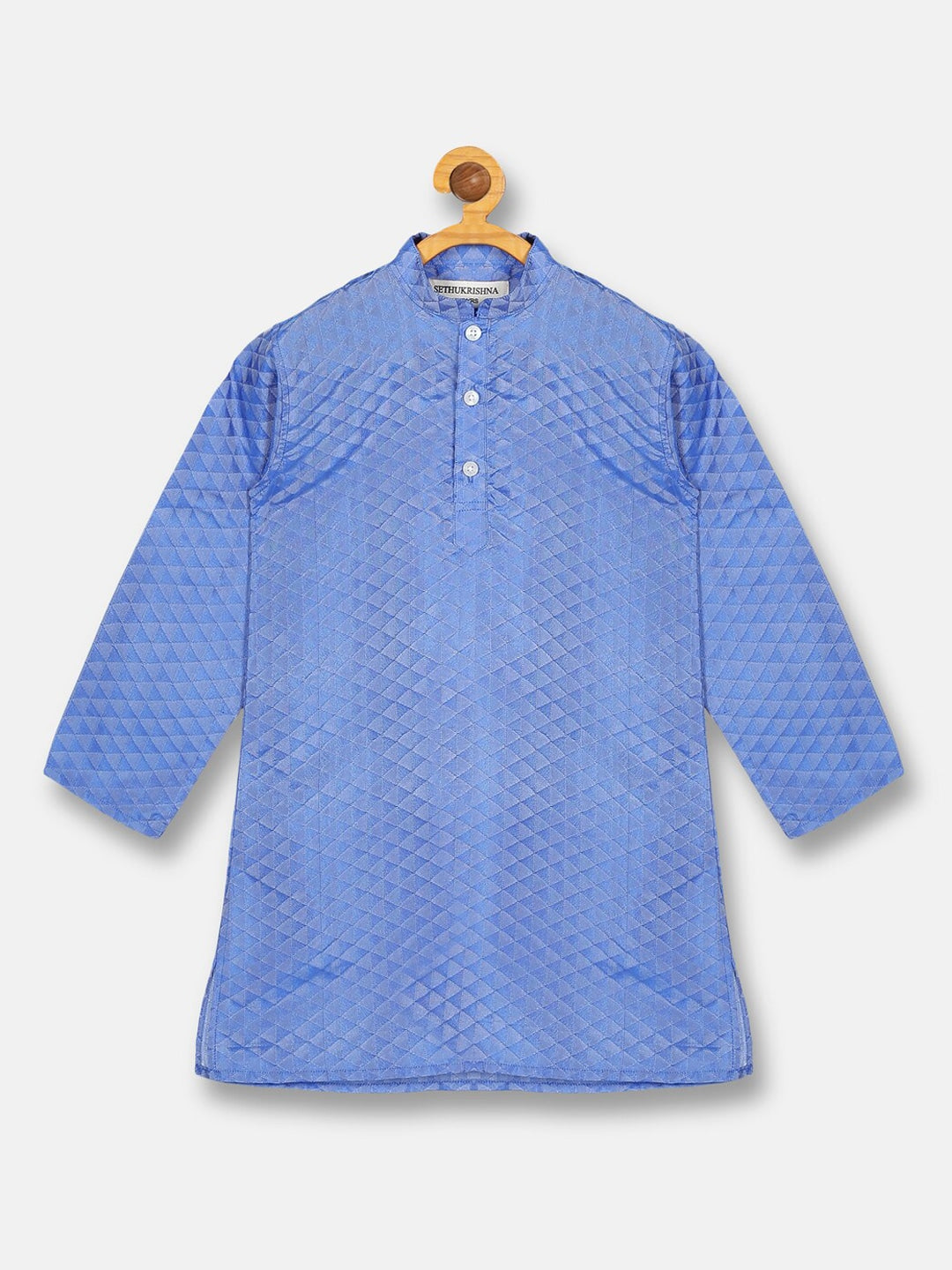 Sethukrishna Boys Blue Kurti with Dhoti Pants | Grocsy