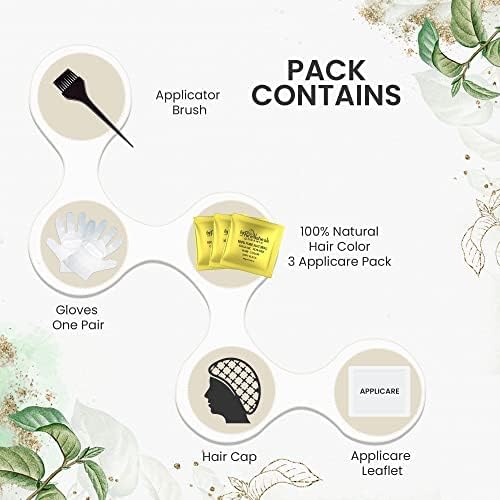 byPureNaturals Organic Pure Natural Powder Hair Color - 2N Soft Black | Grocsy