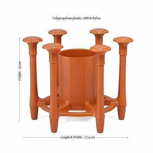 Plastic Glass and Spoon Holder | Grocsy