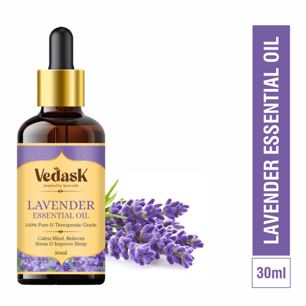 Vedask Organic Lavender Essential Oil | Grocsy