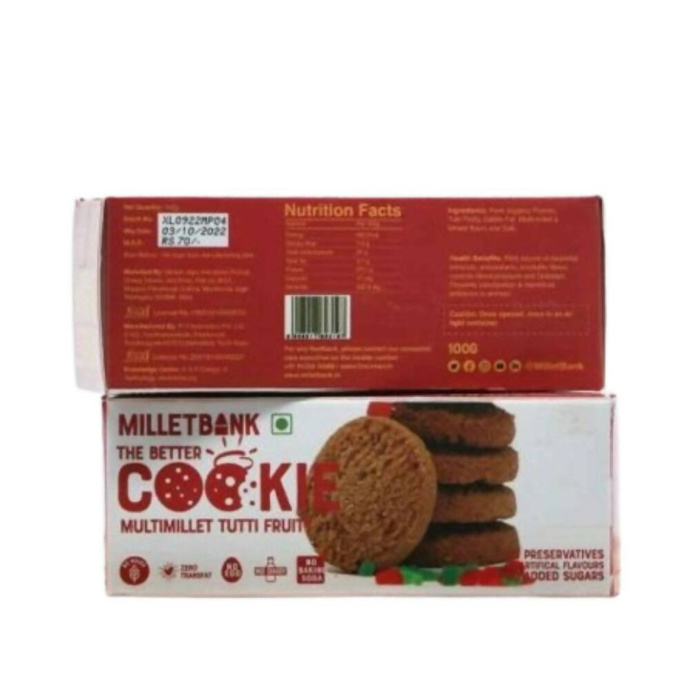 My Millet Basket Multi Millet Tutti Fruity Cookie (Millet Bank) | Grocsy