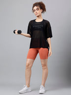 MKH Typography Printed Relaxed Fit Dri-FIT T-shirt | Grocsy