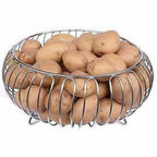 Stainless Steel Vegetable and Fruit Bowl Basket | Grocsy