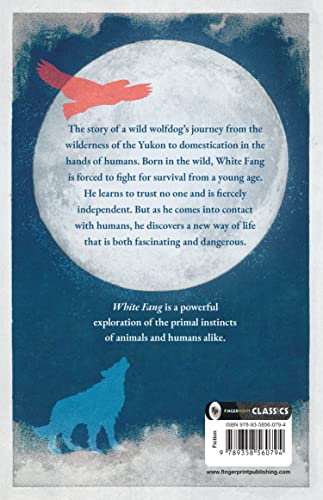 White Fang by Jack London – English | Thrilling Adventure Story | Timeless Classic Story of Survival/ Self-Discovery | Wild Wolf Dog | Masterpiece of American Literature by Jack London | Grocsy