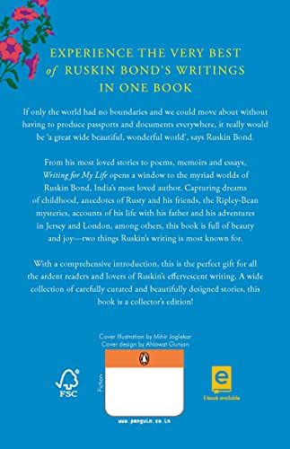 Writing for My Life The Very Best of Ruskin Bond | Grocsy