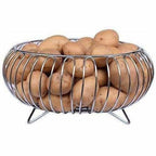 Stainless Steel Vegetable and Fruit Bowl Basket | Grocsy