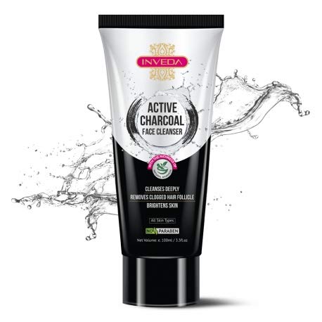 Inveda Active Charcoal Face Cleanser | Grocsy