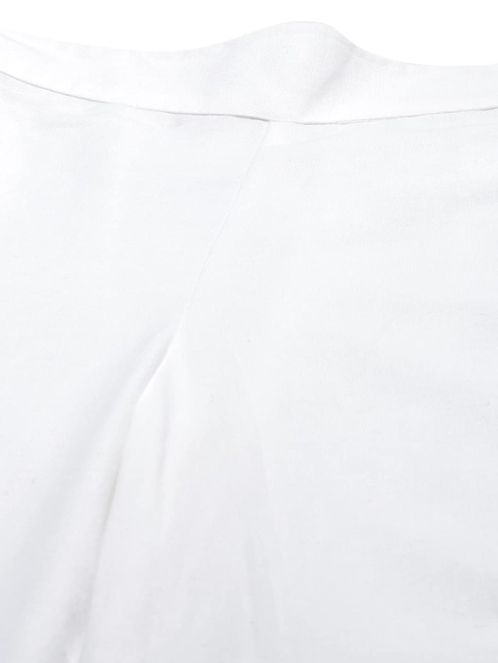 Juniper Women's White Solid Cotton Flex Dhoti Style Pants | Grocsy