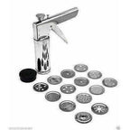 Stainless Steel Kitchen Press Maker with 12 Pieces | Grocsy