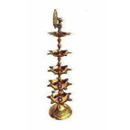 Pure Brass Diya (Puja Lamp) Hindu Pooja Article | Grocsy