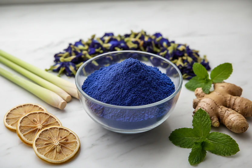 VedaRasa Blue Tea Powder | Grocsy