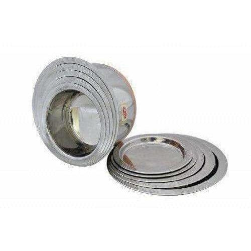 Copper Bottom Top with Lid - 5 Pcs Set - Stainless Steel Top | Grocsy