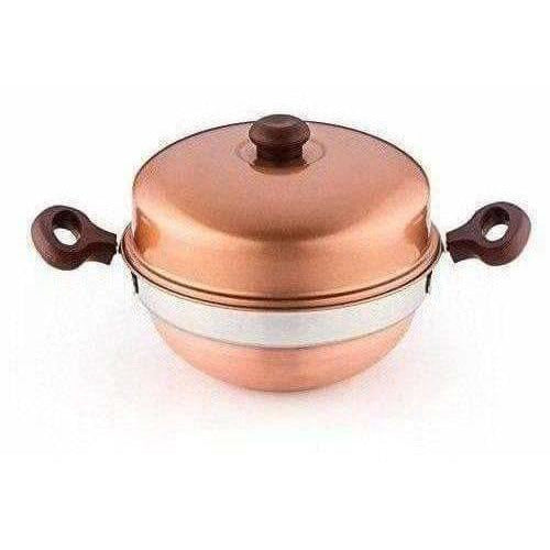 Idly Stand with Copper Kadai- 2 Layered | Grocsy
