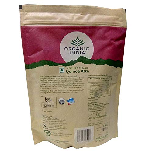 Organic India Quinoa Atta | Grocsy