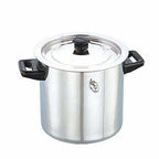 Stainless Steel Cookware Finish Look Heat Insulated Water Boiler Silver | Grocsy