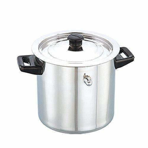Stainless Steel Cookware Finish Look Heat Insulated Water Boiler Silver | Grocsy