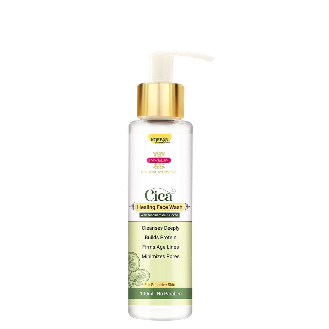 Inveda Cica Healing Face Wash | Grocsy