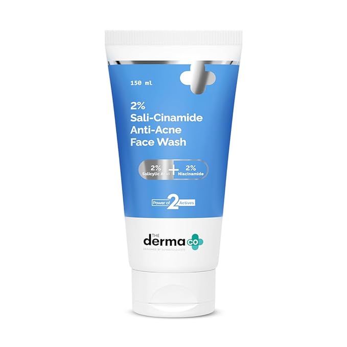The Derma Co Sali-Cinamide Anti-Acne Face Wash | Grocsy
