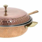 Copper Serving Bowl Tureen with Spoon | Grocsy
