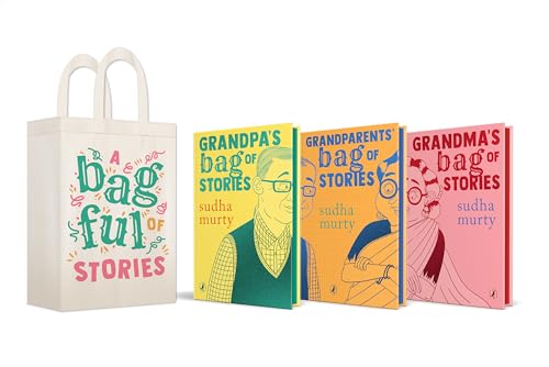 A Bagful of Stories: A Gift Edition Boxset of Grandma’s, Grandpa’s and Grandparents’ Bag of Stories by Sudha Murty | Grocsy