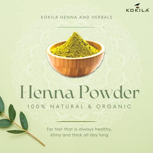 Kokila 100% Natural Organic Henna Leaves Powder For Natural Hair Color | Grocsy
