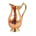 Steel Copper Jug Pitcher with Brass Handle | Grocsy