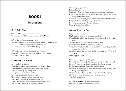 Leaves of Grass : Simplicity In Poetry by Walt Whitman | Grocsy