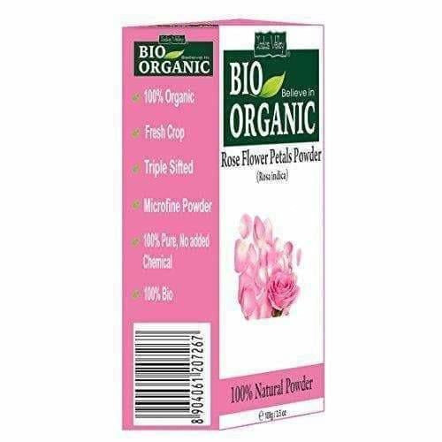 Indus Valley Bio Organic Rose Petals Powder | Grocsy