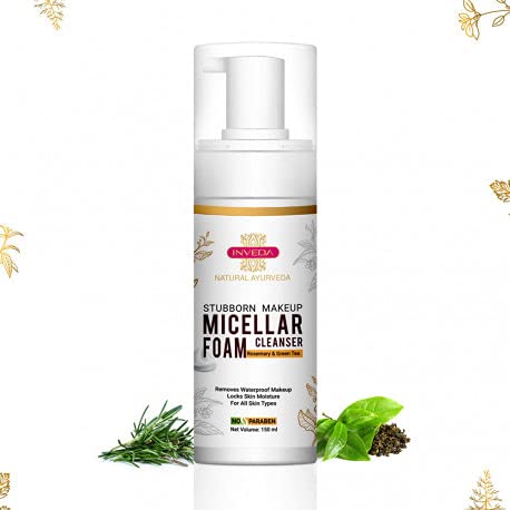 Inveda Stubborn Makeup Micellar Foam Cleanser | Grocsy
