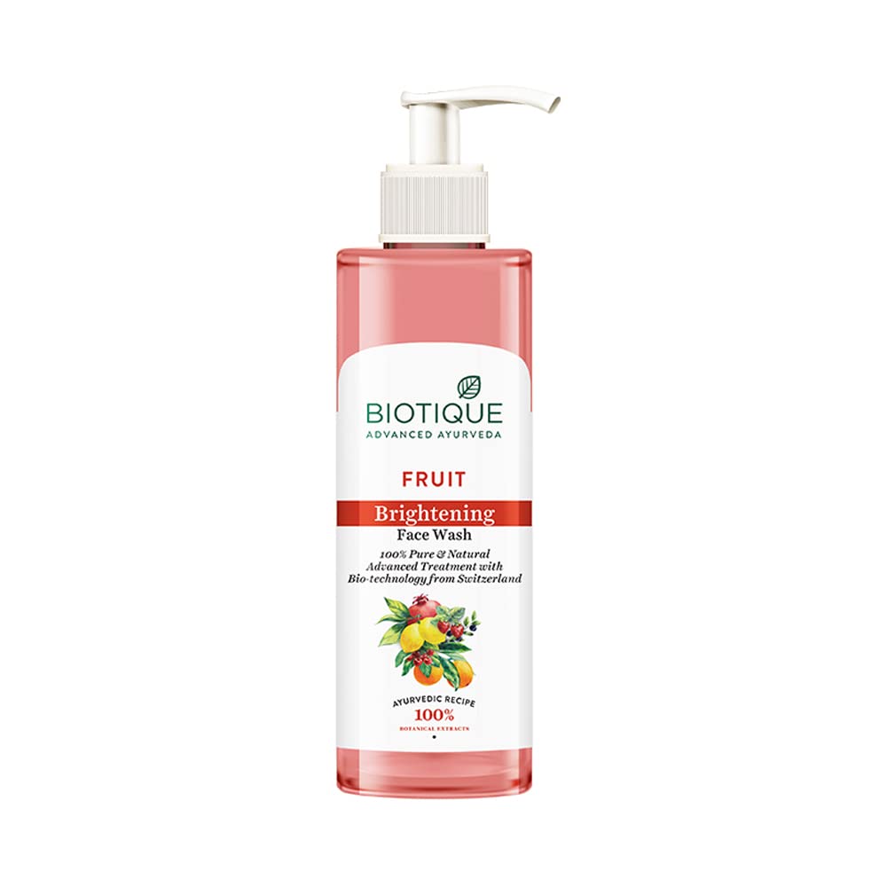 Biotique Advanced Ayurveda Fruit Brightening Face Wash | Grocsy