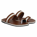 Men's Leather Slippers | Grocsy