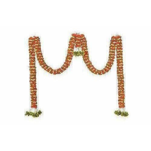 Orange Door Set with Plastic mogra | Grocsy