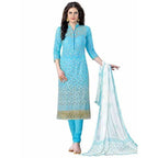 Cotton Salwar Suit Blue | Grocsy