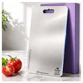 OrganizeMee Stainless Steel Chopping Board (Medium)(31.8CM X 21CM) | Grocsy