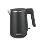 Borosil 1 L 1200W Stainless Steel Cool touch Electric Kettle | Grocsy